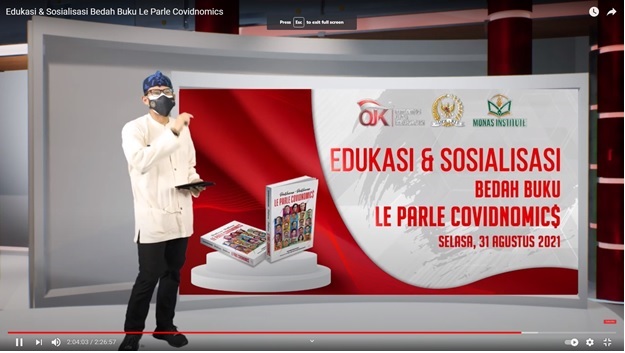 Peluncuran Buku Pahlawan-Pahlawan Le Parle Covidnomics
