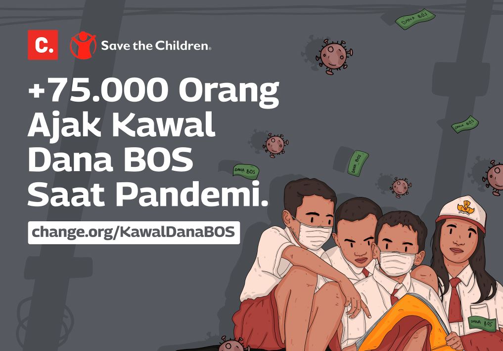 Save The Children Indonesia Serahkan Petisi Kawal Dana BOS ke Kemendikbud-Ristek