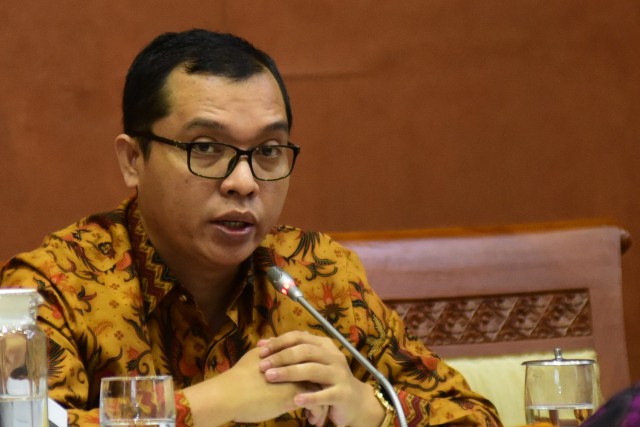 Wakil Ketua Baleg dari Fraksi Partai Persatuan Pembangunan (PPP) Achmad Baidowi. 