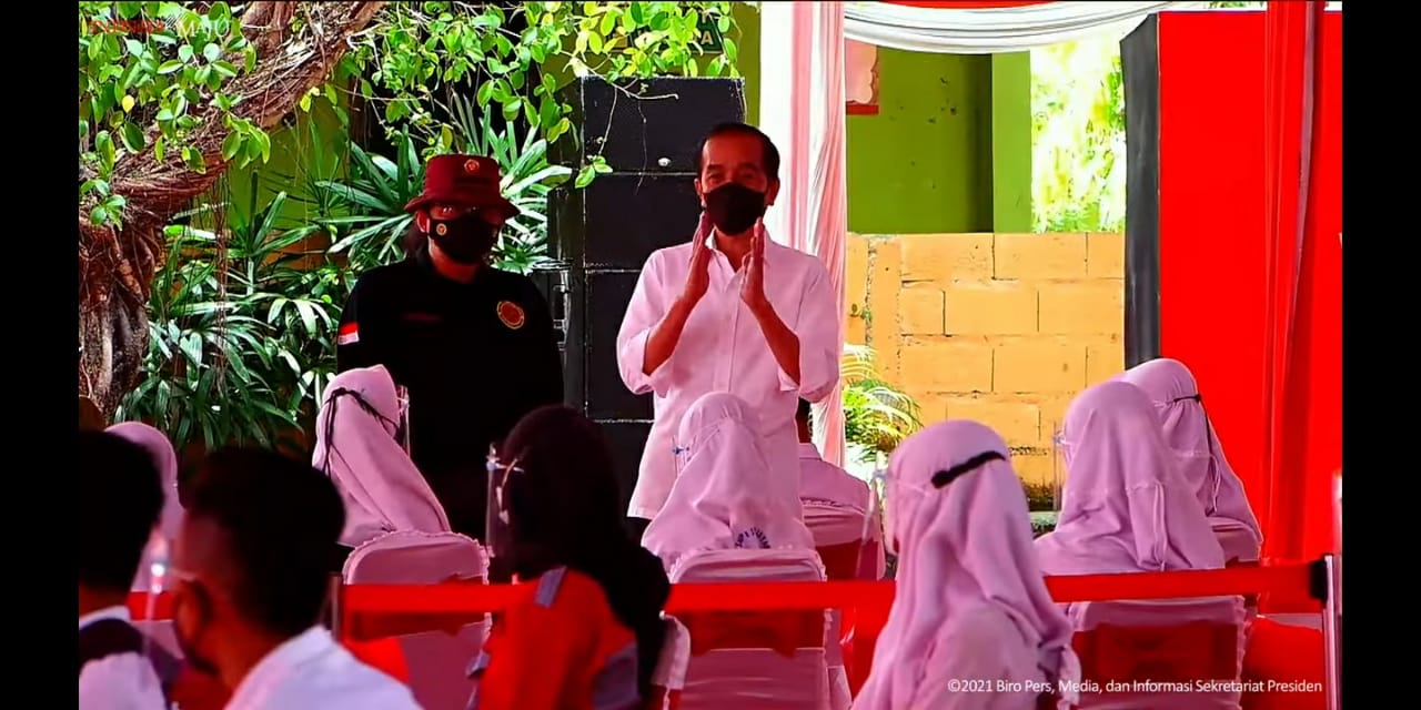 Presiden: Kalau Semua Pelajar Sudah Divaksin, Boleh Belajar Tatap Muka
