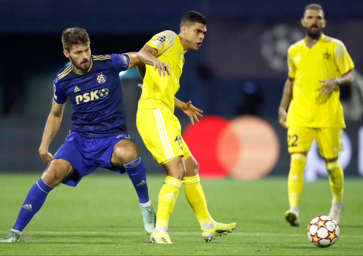 Laga Liga Champions antara Dinamo Zagreb dan Sheriff Tiraspol