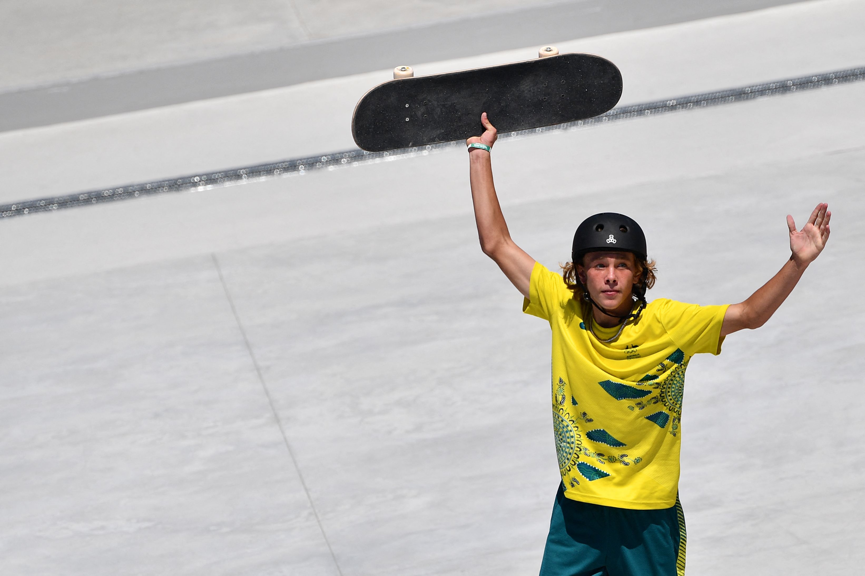 Atlet Remaja Australia Raih Medali Emas Skateboard Park Putra