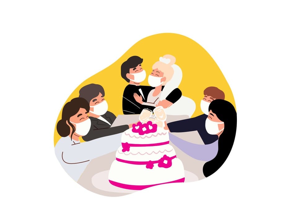 Pandemi menyebabkan banyak pasangan melakukan improvisasi terhadap rencana pernikahan mereka. 