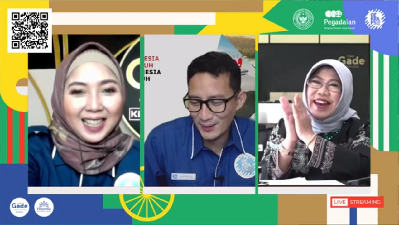 Webinar bertema Optimisme Kebangkitan Pariwisata dan Ekonomi Kreatif #DiIndonesiaAja.