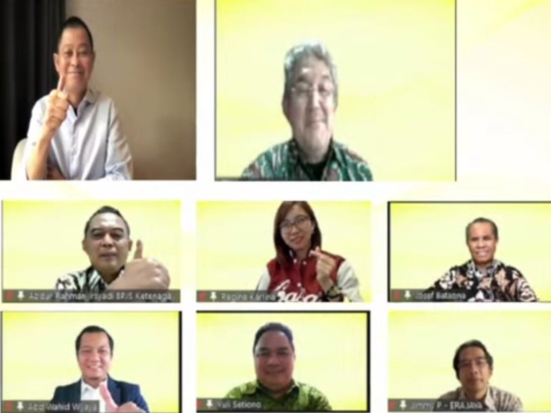 Webinar bertema Championing HR Roles through Transformation & Digitization Strategy in the Challenging Era, Jumat (20/8).