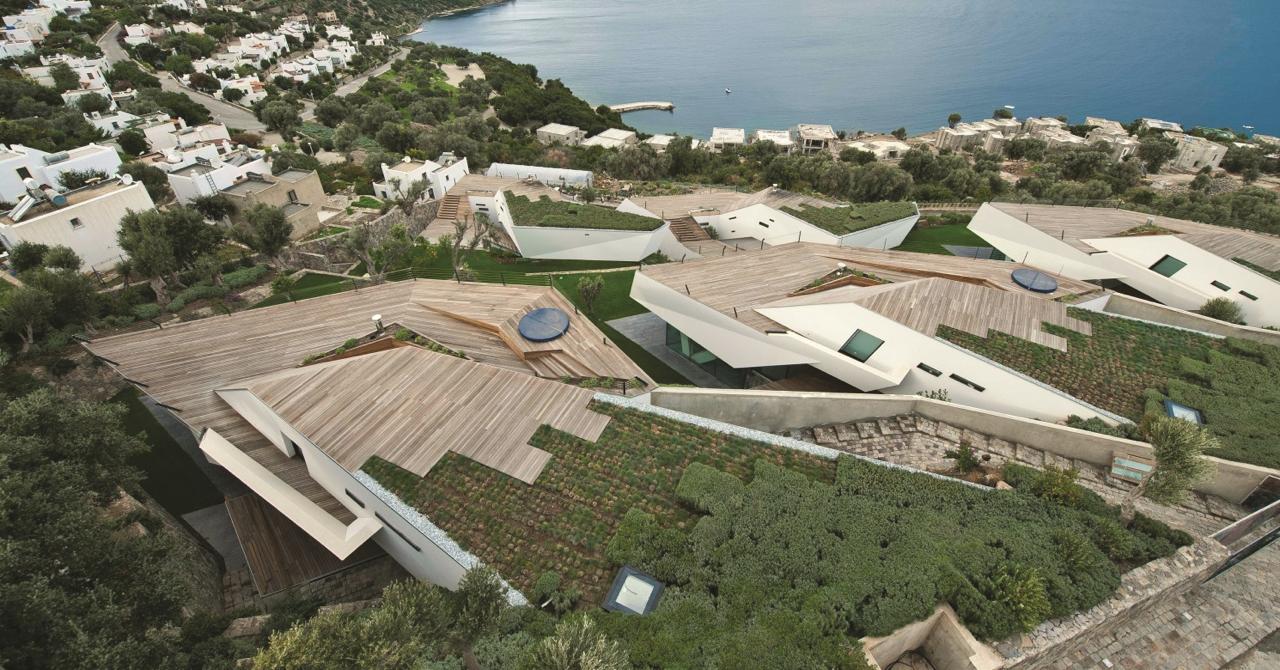 Ilustrasi atap rumah ramah lingkungan