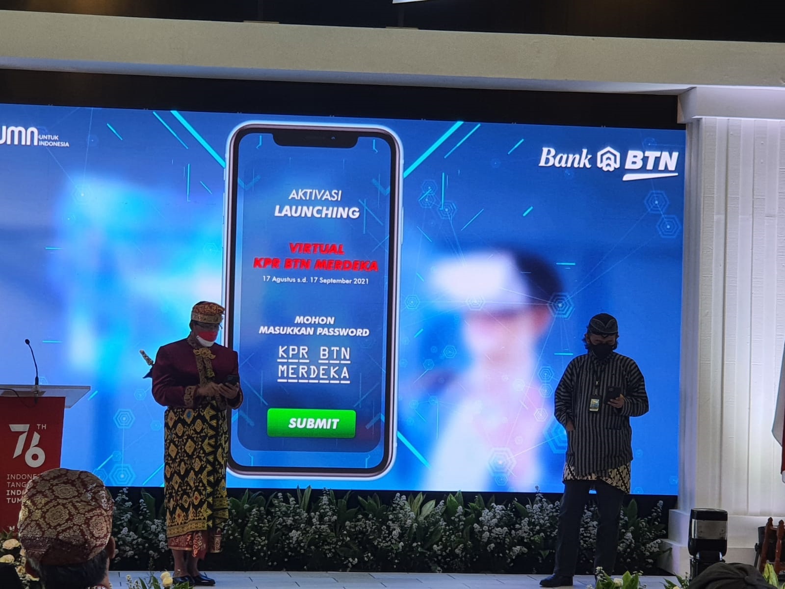 Pembukaan Pameran Properti Virtual KPR BTN Merdeka di Jakarta, Selasa (17/8)