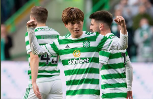 Pemain Celtic Kyogo Furuhashi