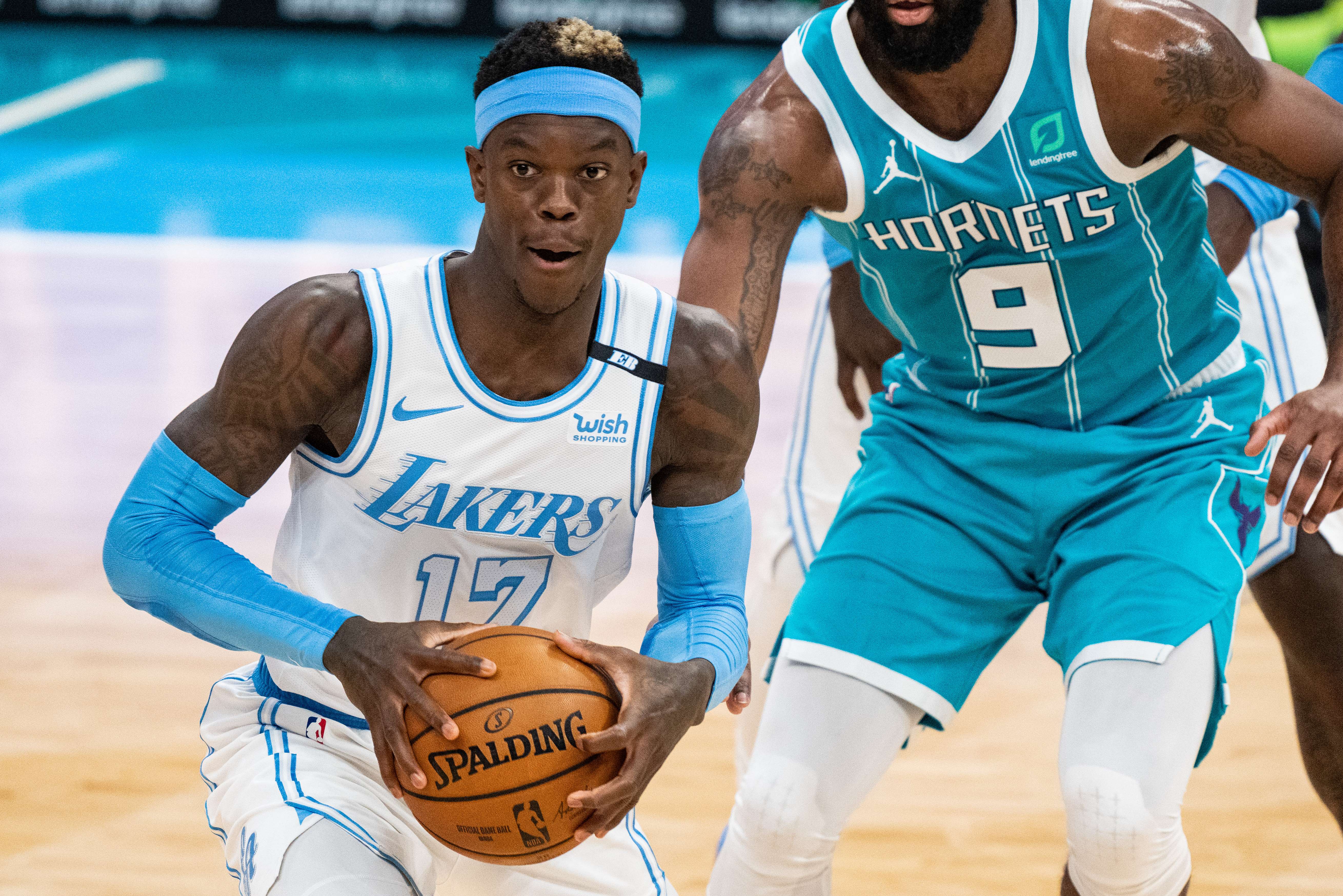 Point guard Los Angeles Lakers Dennis Schroder