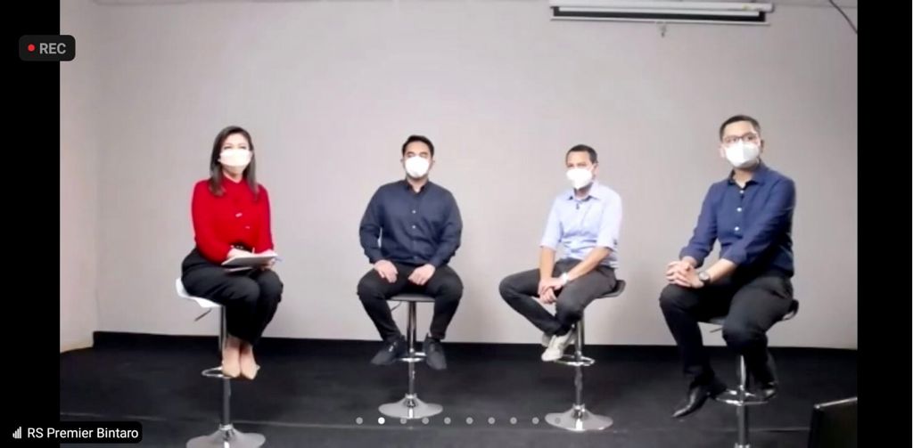 Webinar bertajuk 'Penanganan Terkini Masalah Tulang Belakang Dengan Metode Minimal Invasif' yang digelar RS Premier Bintaro.