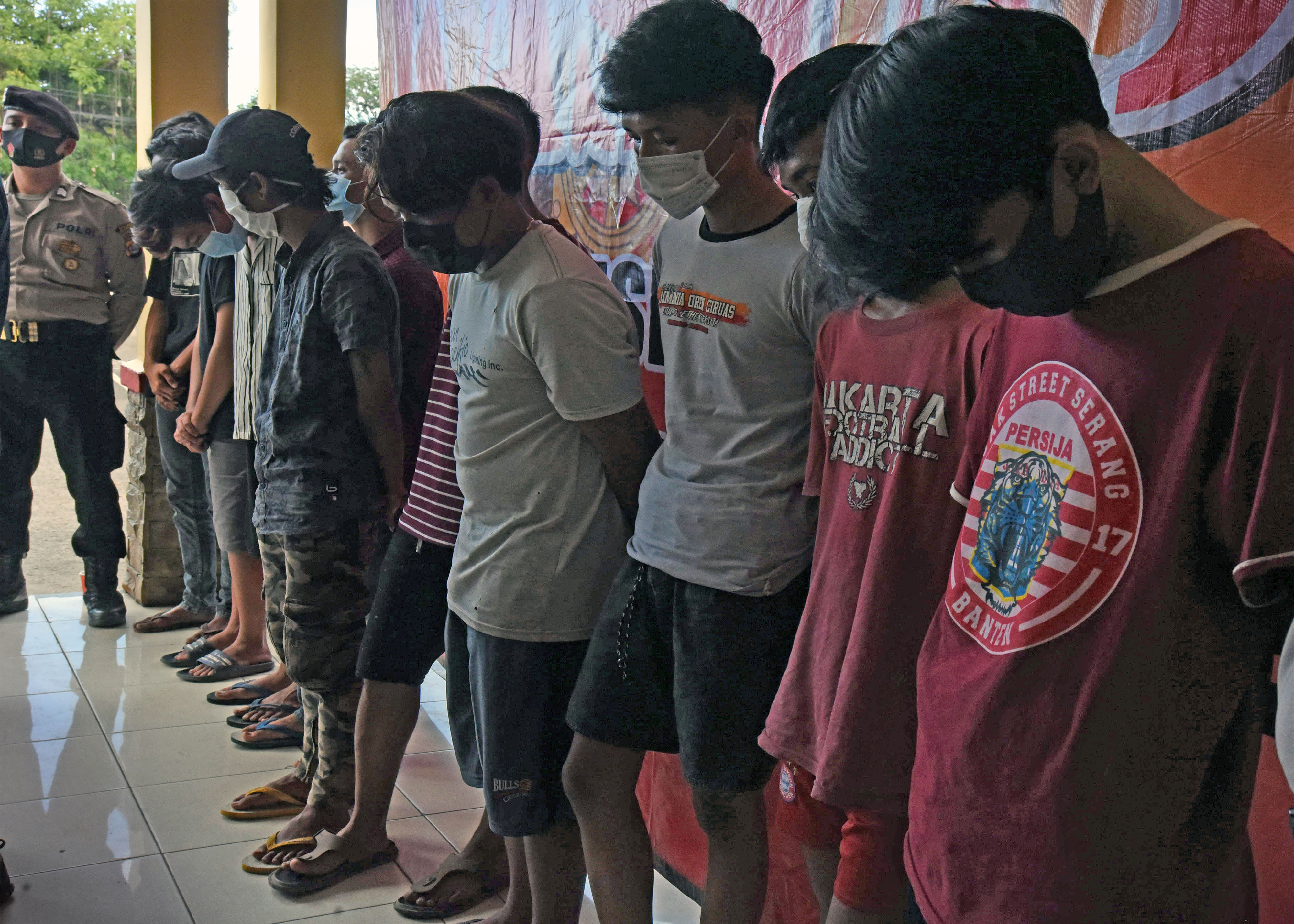 Ilustrasi geng motor