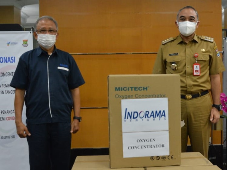 Tangani Covid-19, Pemkab Tangerang Terima Bantuan CSR Perusahaan