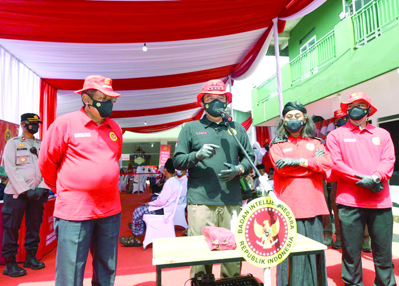 Kepala BINI Budi Gunawan saat berada di Pondok Pesantren Ummul Qura, Jl Pondok Cabe Raya, Pamulang, Tangerang Selatan, Banten, Minggu (1/8).