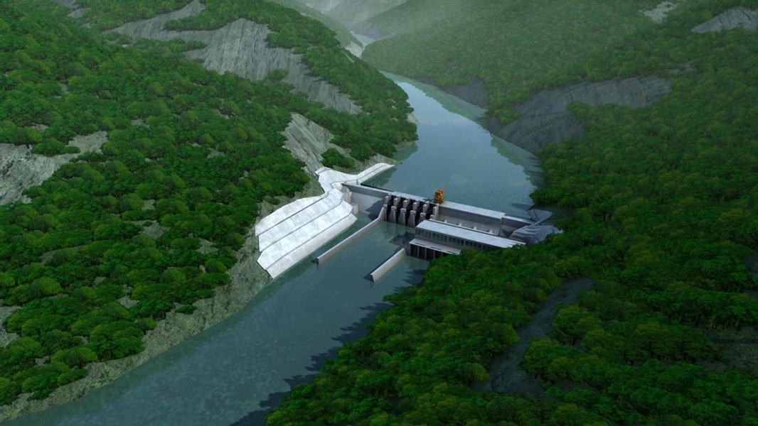 Ilustrasi PLTA Kayan