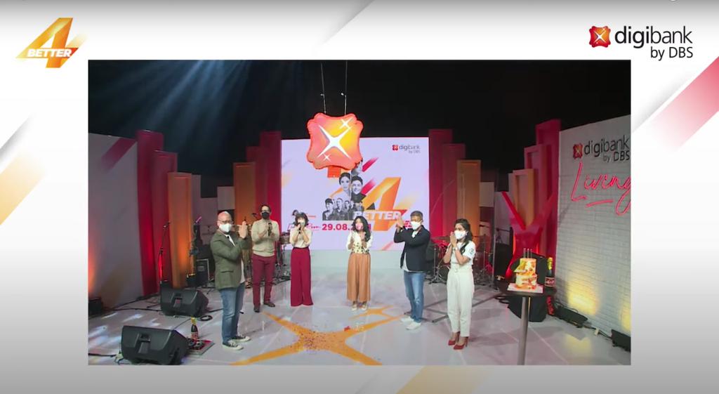 Para pengisi acara ulang tahun digibank by DBS.