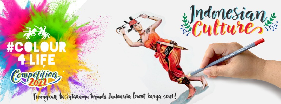 Perlombaan mewarnai memperingati HUT RI dari Faber-Castell
