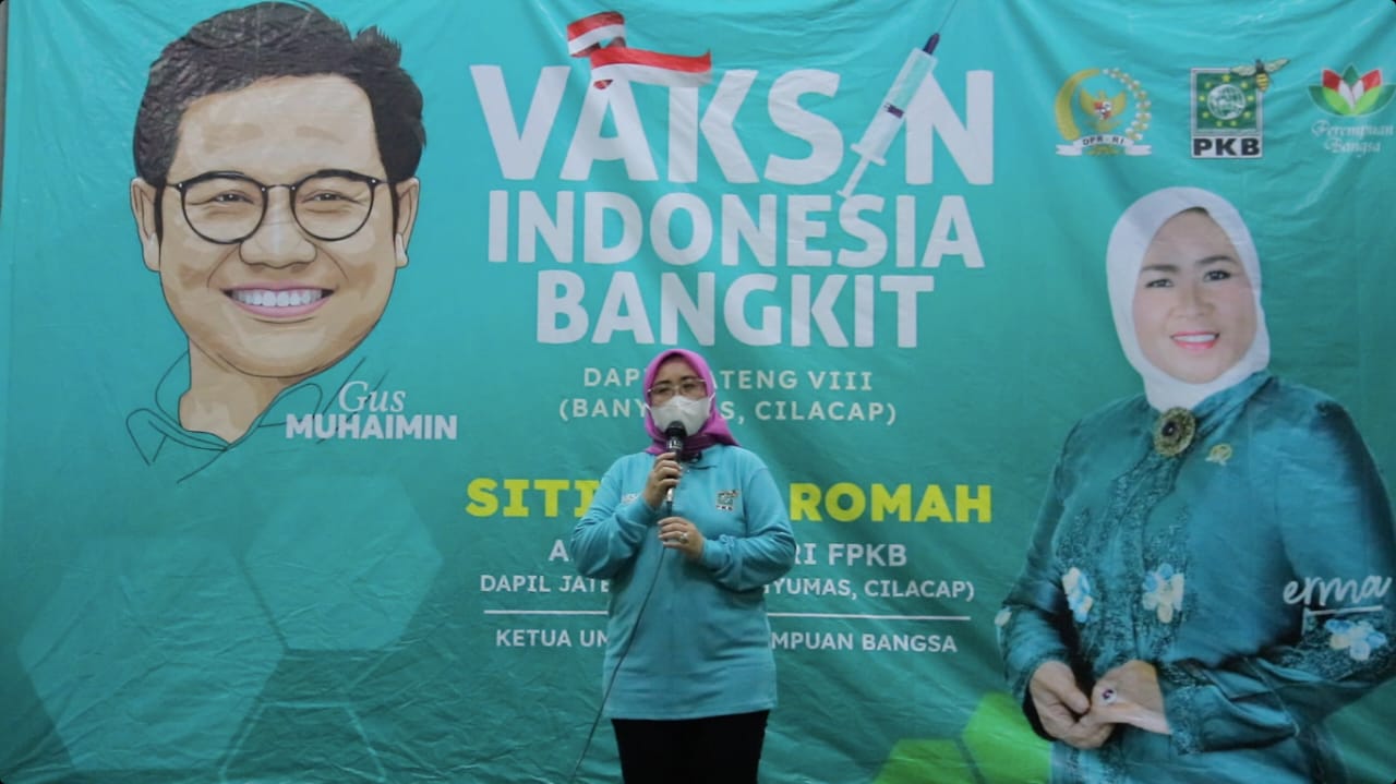 Anggota DPR RI, Siti Mukaromah menggelar vaksinasi di Banyumas dan Cilacap untuk percepat terbentuknya herd immunity.