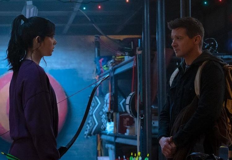 Cuplikan adegan dalam serial Hawkeye