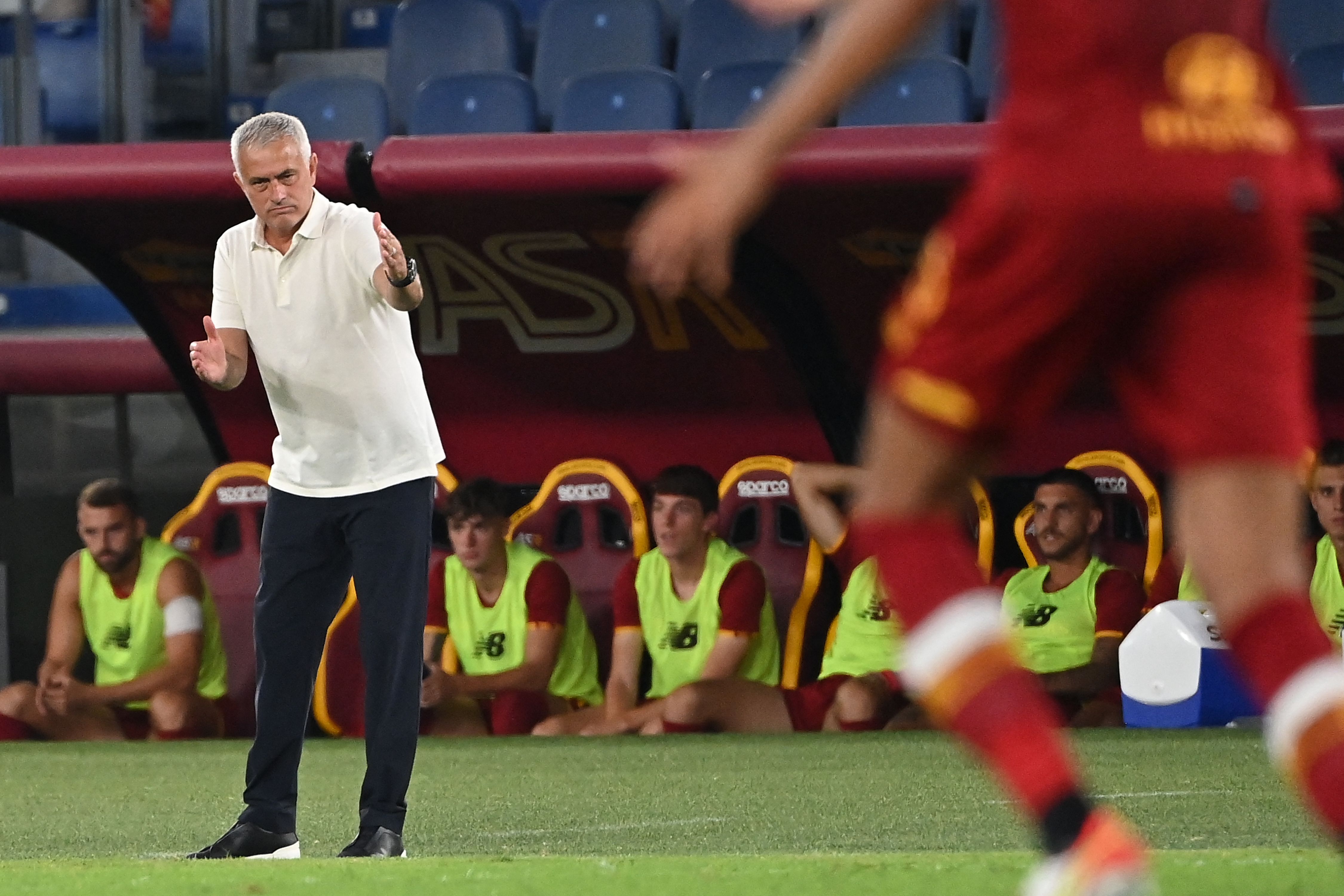 Pelatih AS Roma Jose Mourinho