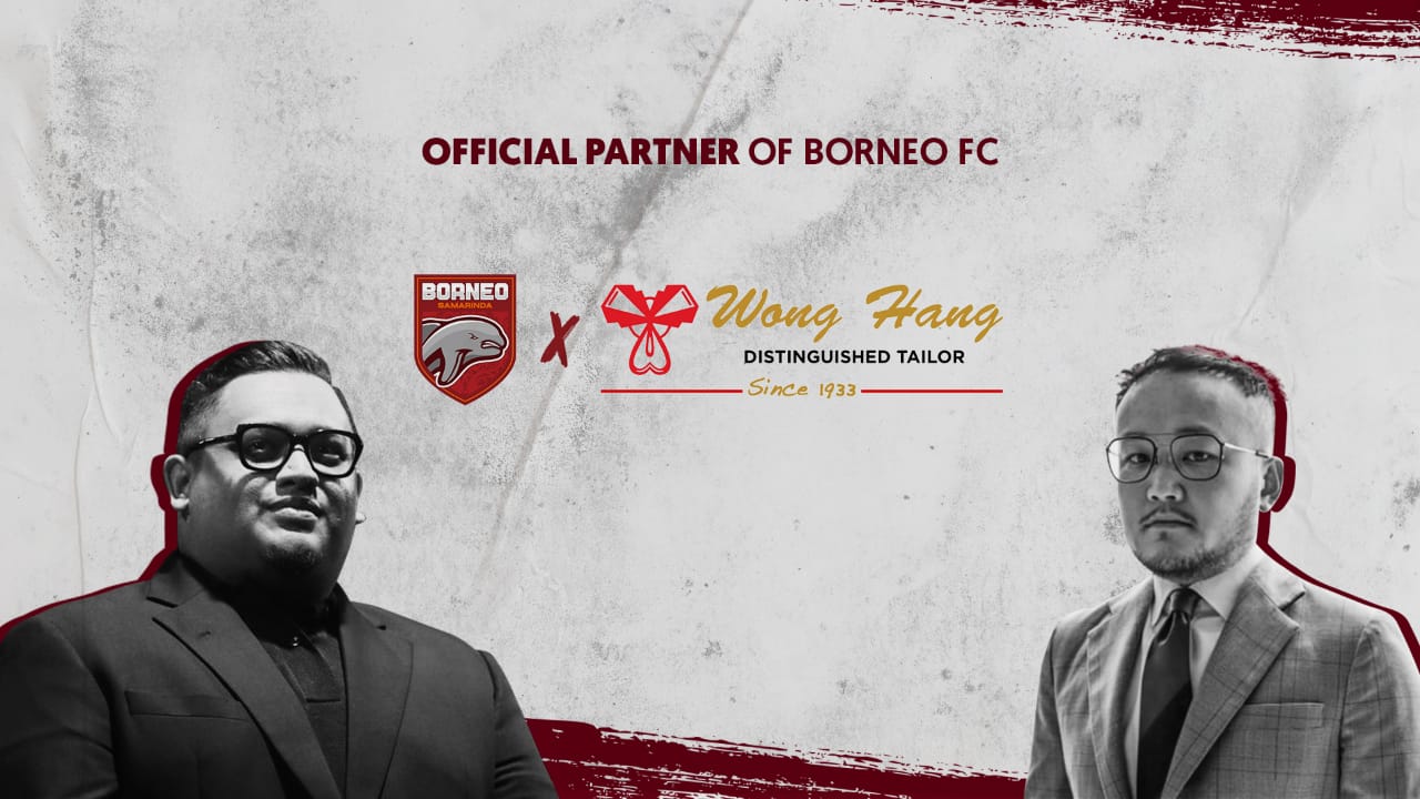 Borneo FC gandeng Wong Hang Tailor untuk melengkapi penampilan pemain di luar lapangan.