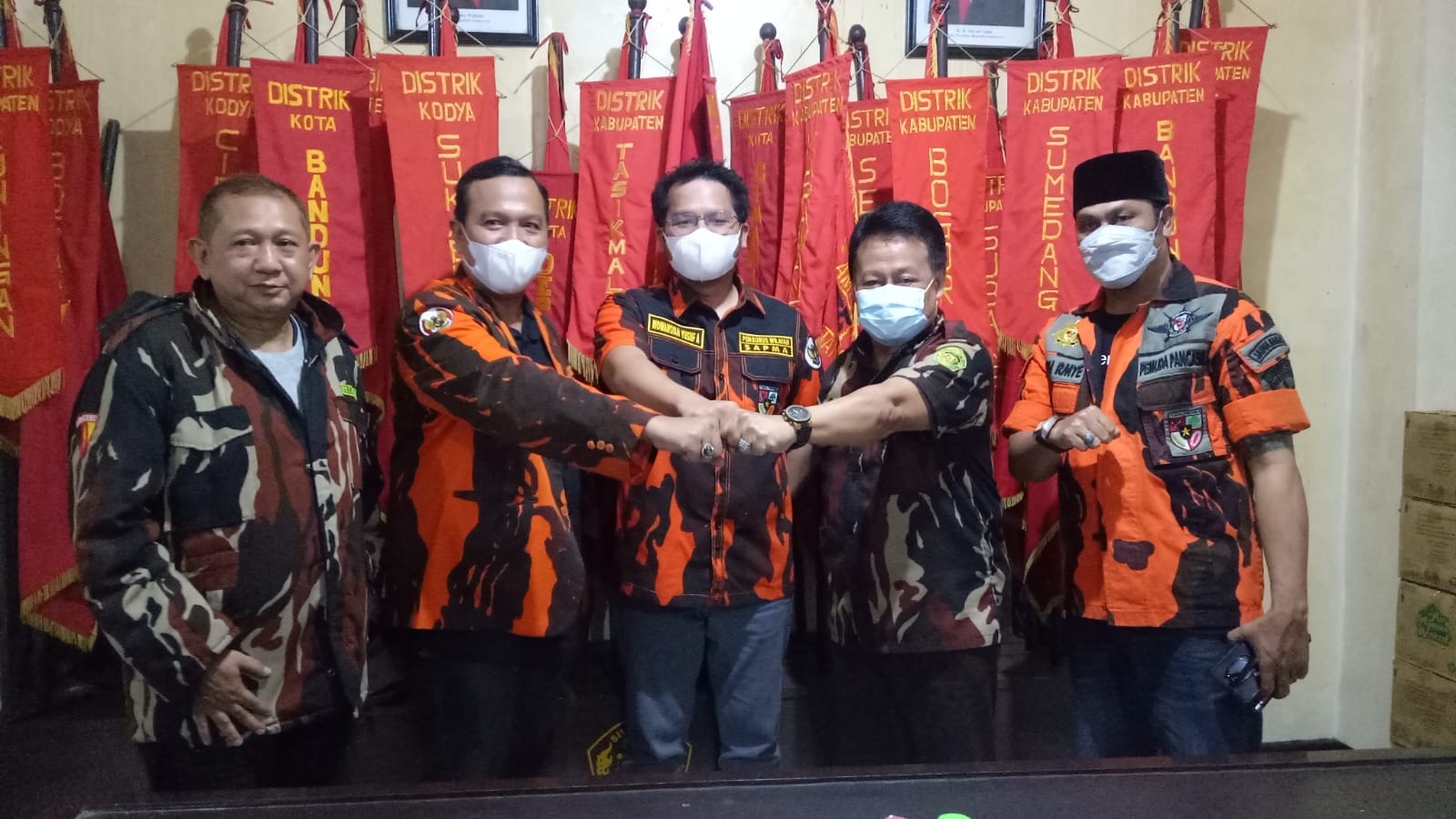 Pengurus AMS, AMPI dan Pemuda Pancasila berkomitmen jaga kekompakan di Jawa Barat
