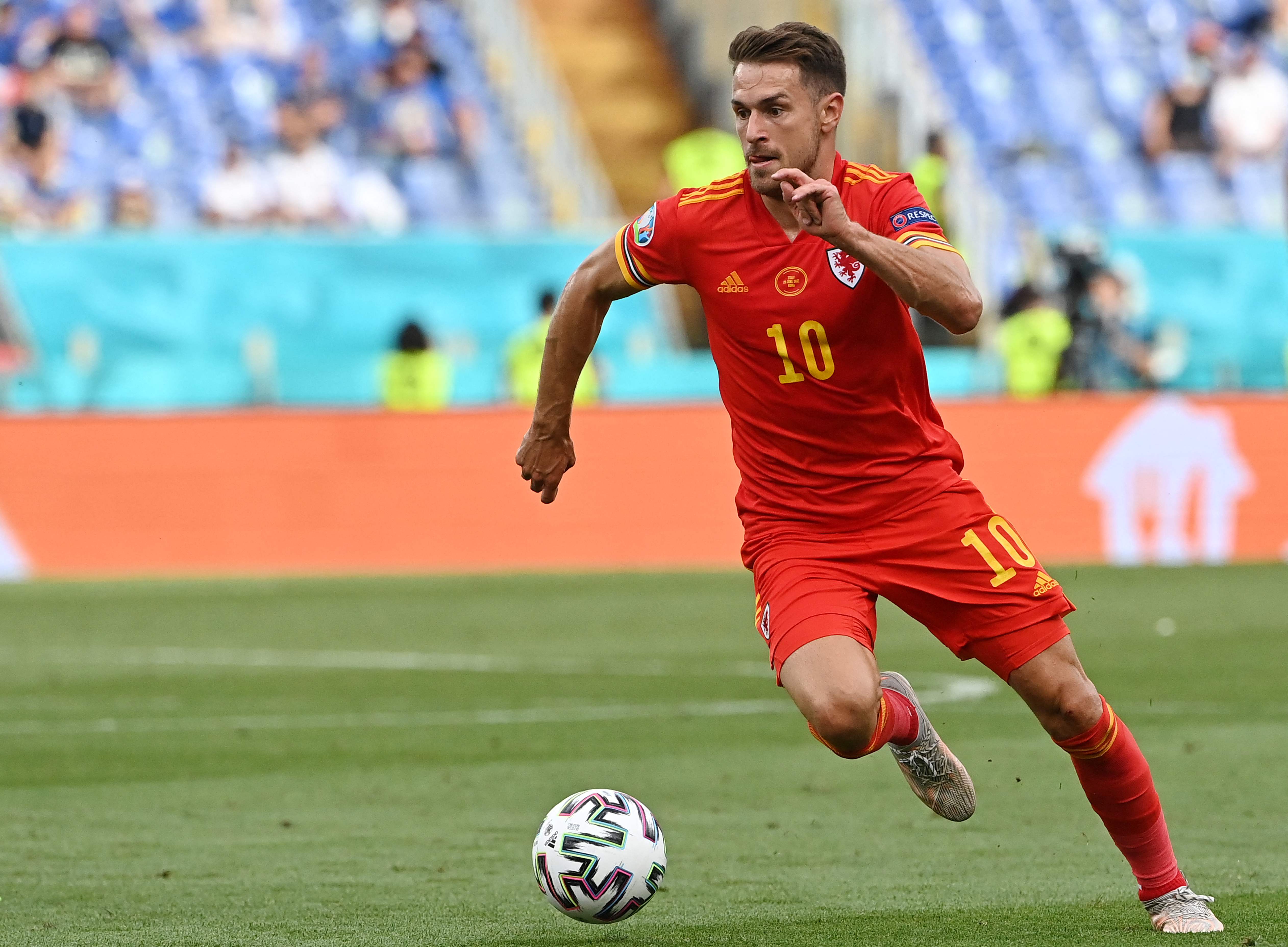 Gelandang timnas Wales Aaron Ramsey