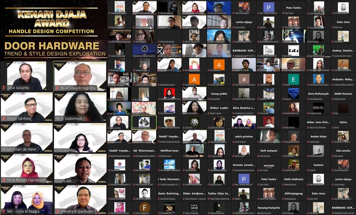 Webinar dengan tema 'Door Hardware Trend & Style Design Exploration' 