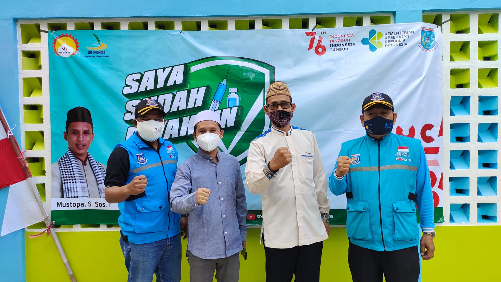 Wakil Ketua DPRD Tangsel menggelar vaksinasi Covid mendukung percepatan herd immunity, Rabu (11/8)