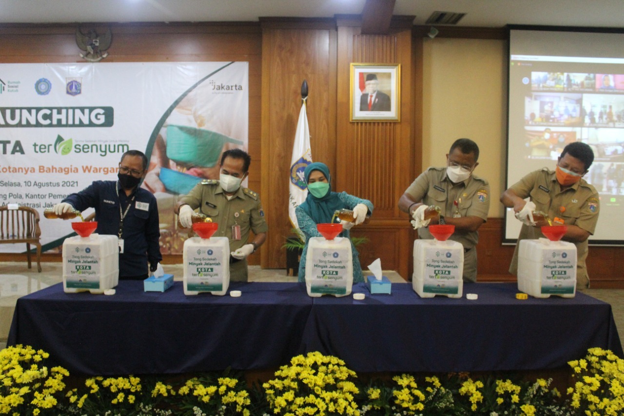 Peluncurkan Program Kota tersenyum Jakarta Pusat