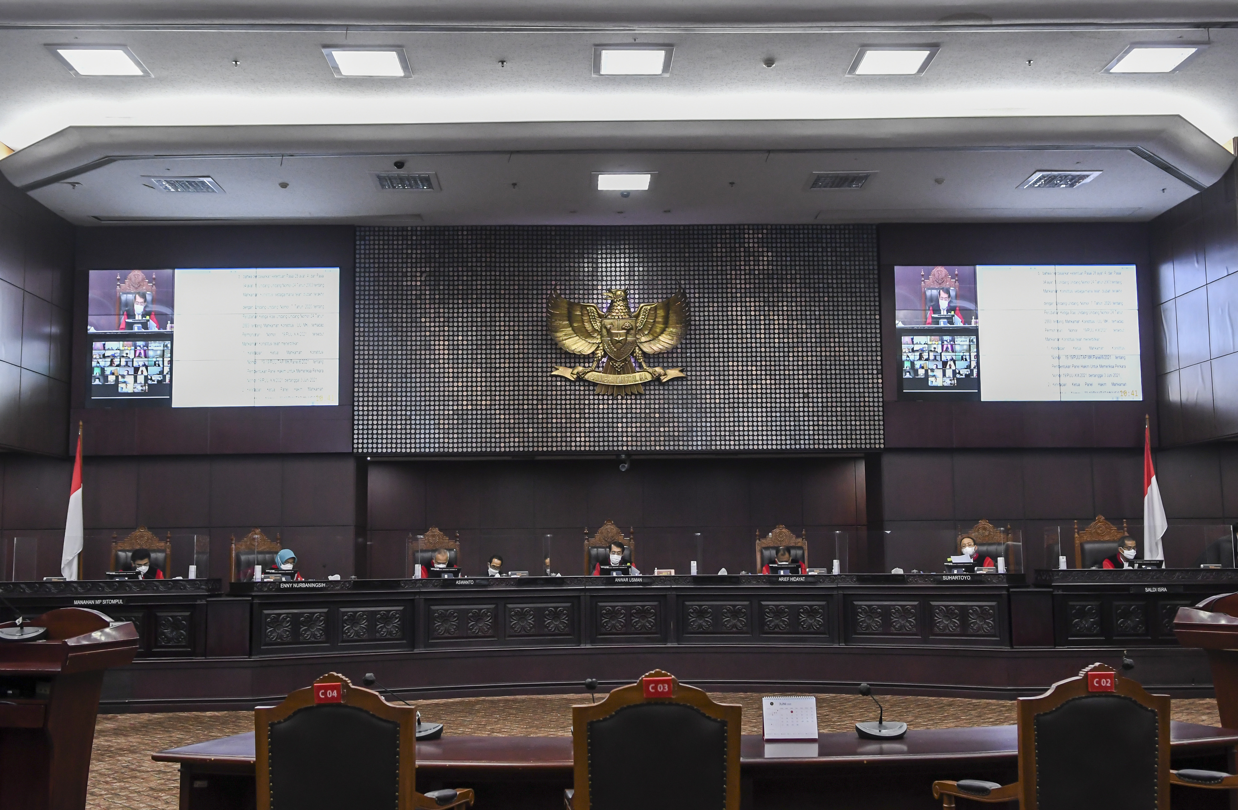 4 Hakim Konstitusi Berpendapat Pelaksanaan TWK KPK Berangus Hak Pegawai