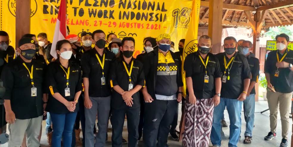 Jajaran pengurus B2W Indonesia yang baru dilantik.