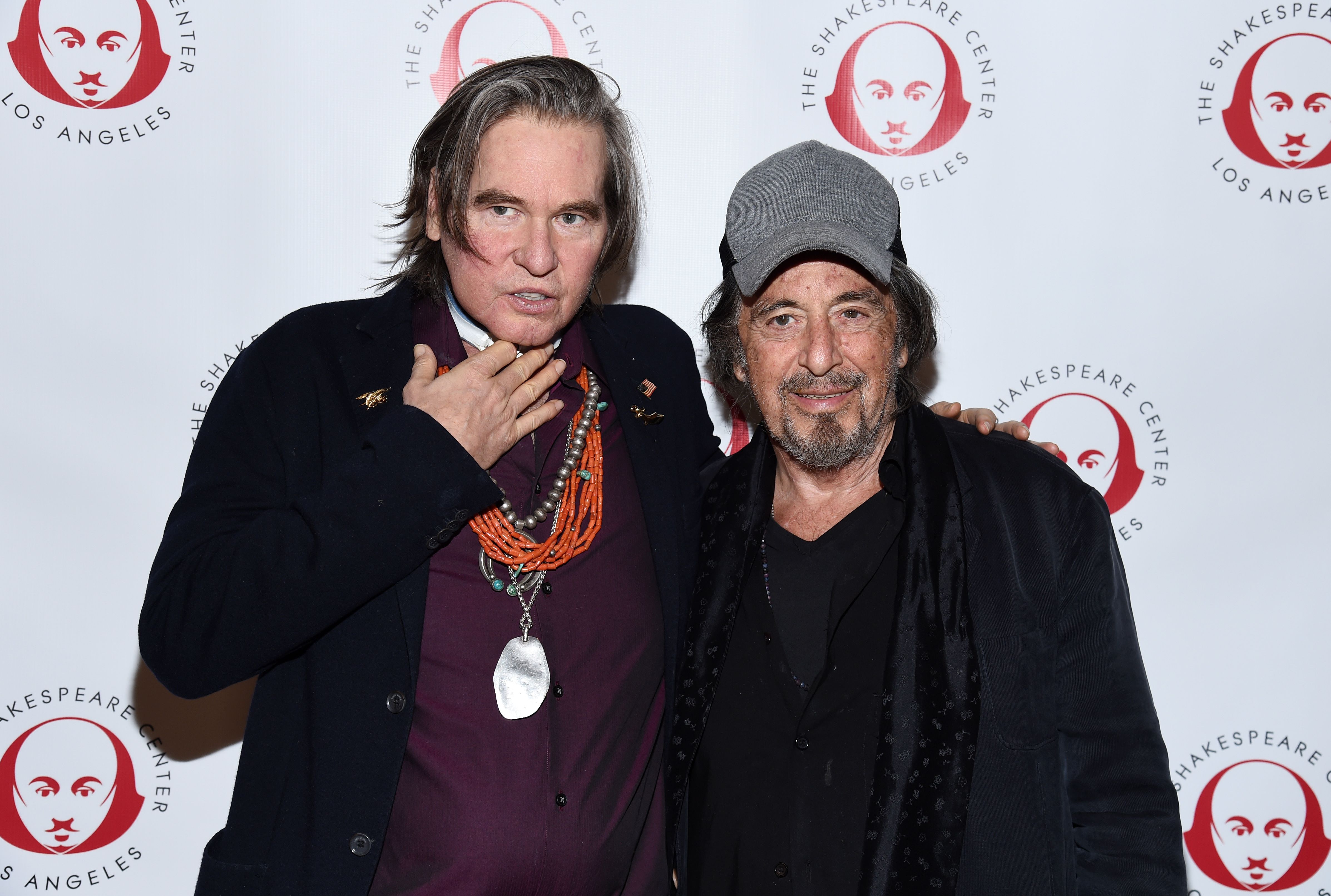 Aktor Val Kilmer (kiri) bersama Al Pacino