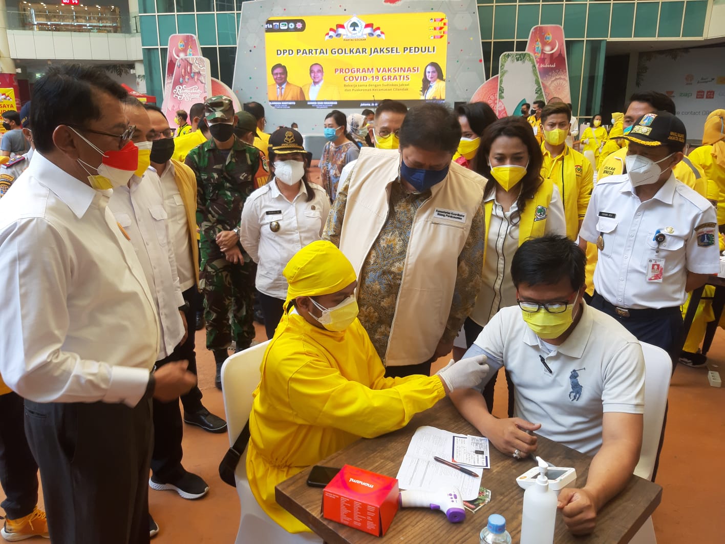 Golkar Pusat Dorong DPD Golkar Bantu Pemerintah Gelar Vaksinasi Covid-19 