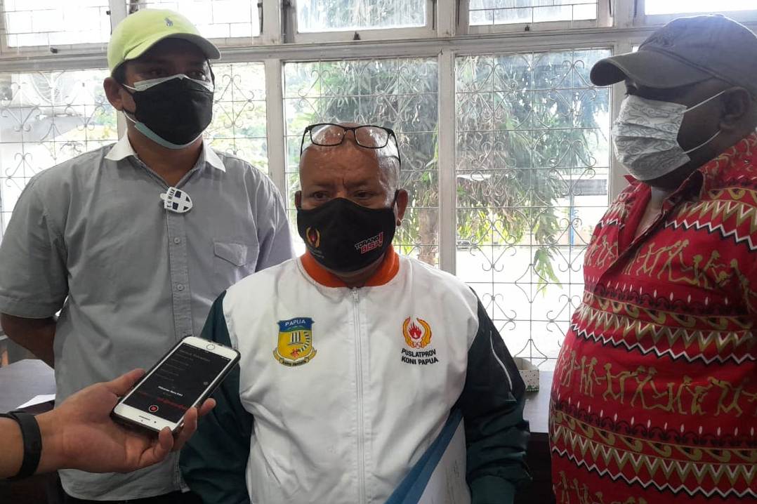 Wakil Sekretaris IV yang membidangi Humas dan PPM pada PB PON XX, Kadkis A. Matdoan. 