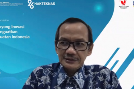Tangkapan layar Plt Dirjen Diktiristek Kemendikbudristek, Prof Nizam, di Jakarta, Selasa (10/8/2021).