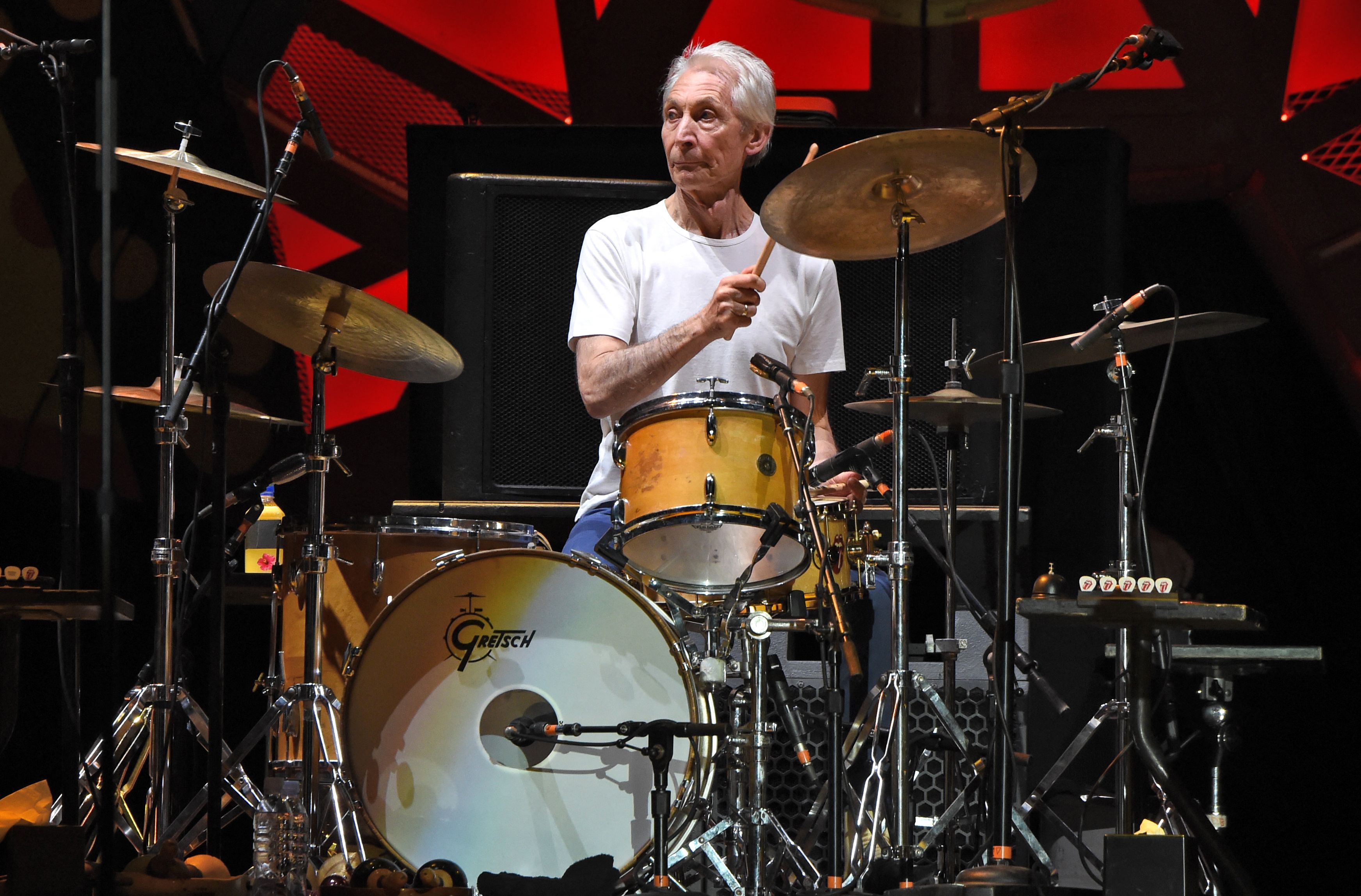 Drummer The Rolling Stones, Charlie Watts  