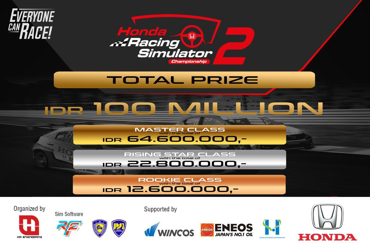 Honda Kembali Gelar Balap Virtual HRSC 