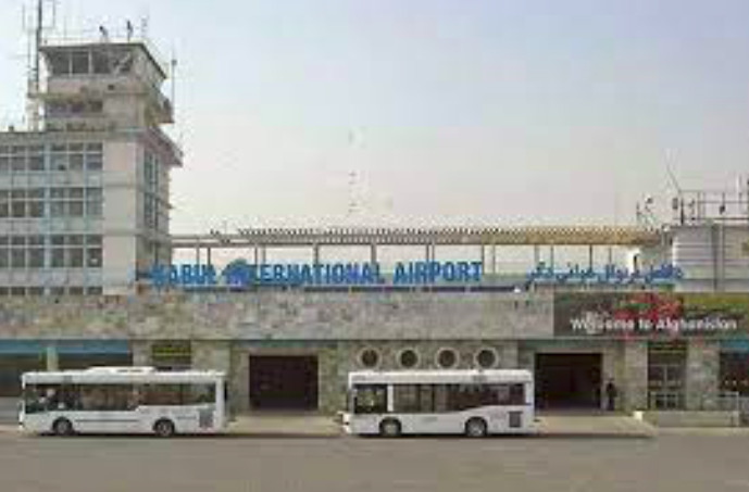Bandara di Kabul Afghanistan.