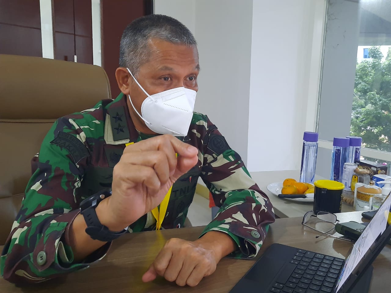 Koordinator RSDC Wisma Atlet Kemayoran Mayjen TNI Tugas Ratmono