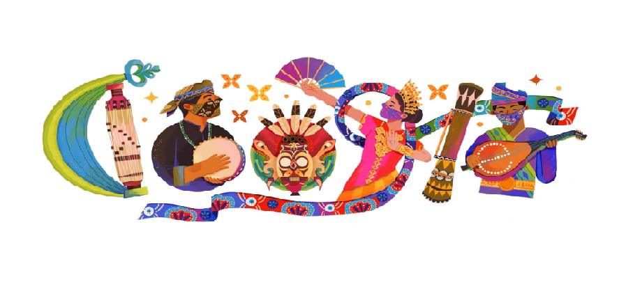 Google doodle perayaan HUT RI ke-76.