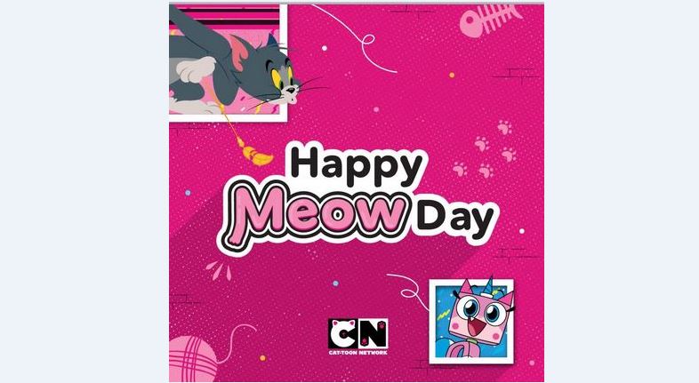 Ucapan selamat Hari Kucing Sedunia dari Cartoon Network