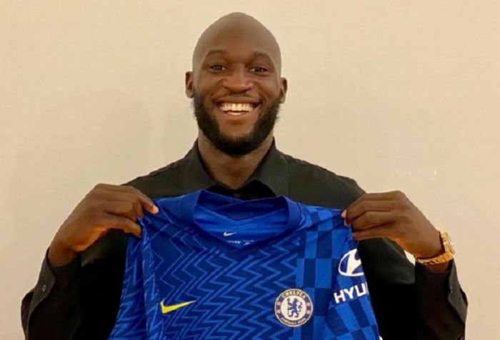 Penyerang Chelsea Romelu Lukaku