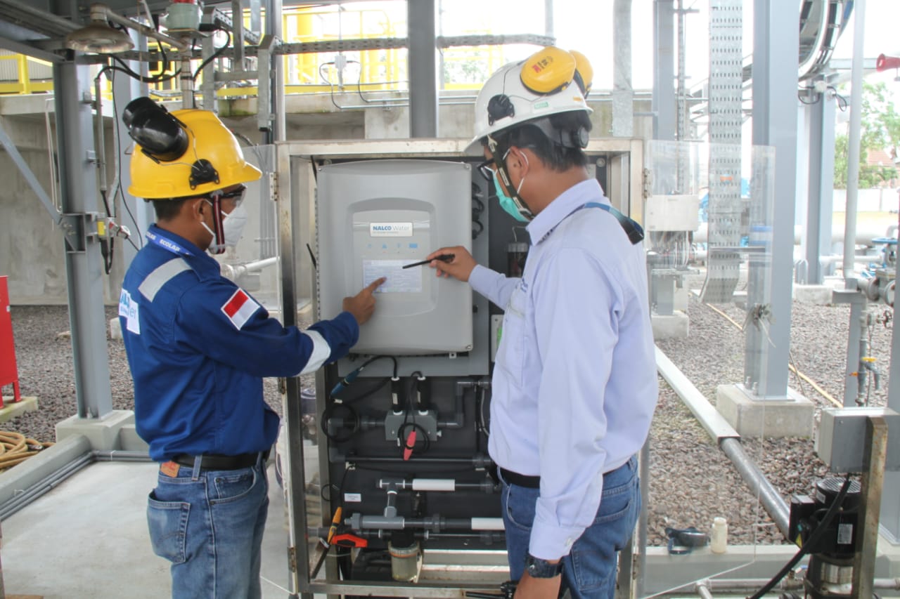 Aplikasi penerapan teknologi 3D TRASAR Cooling water technology