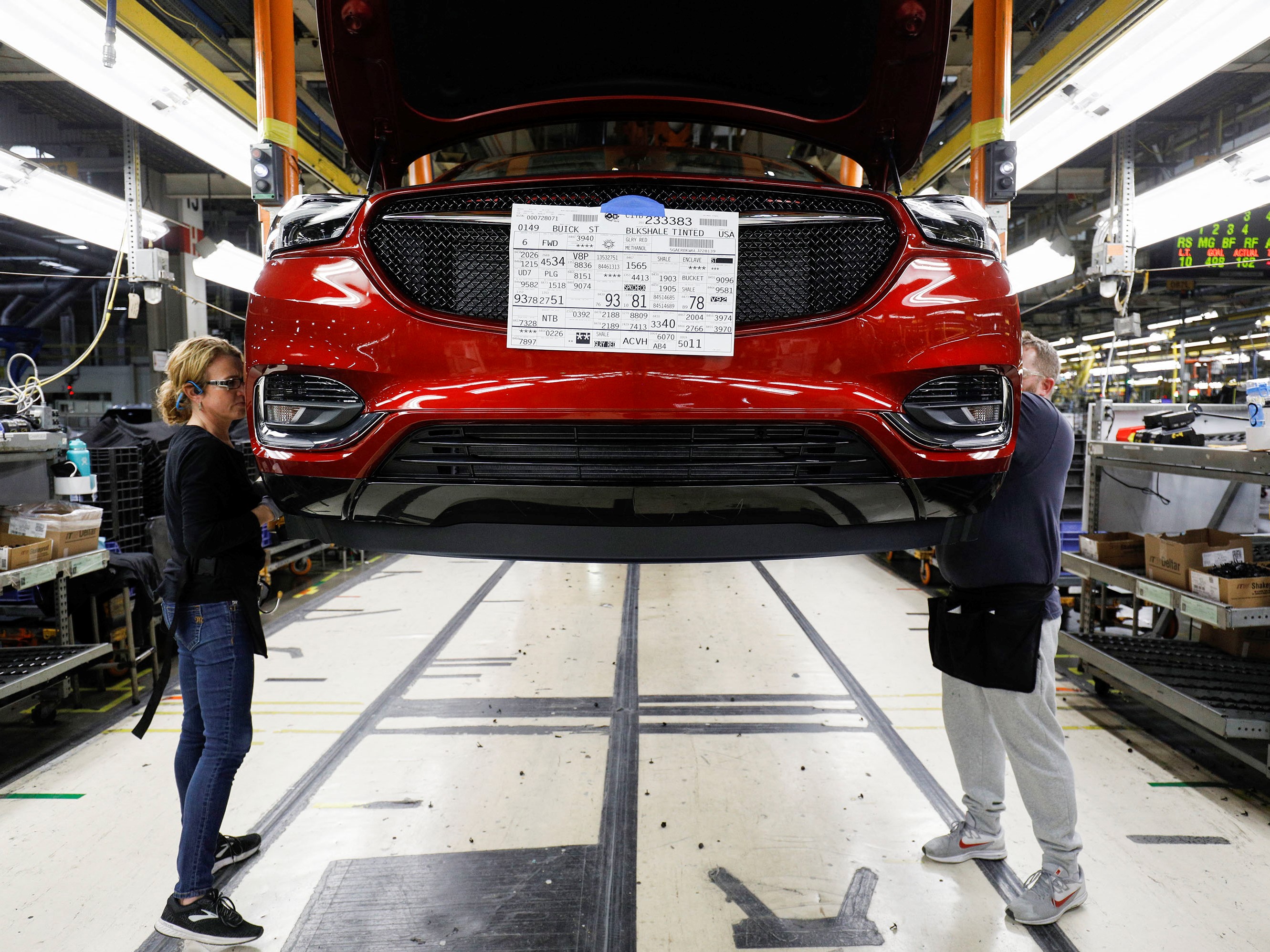 Pabrik General Motors di Lansing, Michigan, Amerika Serikat.