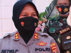 Kapolres Metro Ajun Komisaris Besar Retno Prihawati.