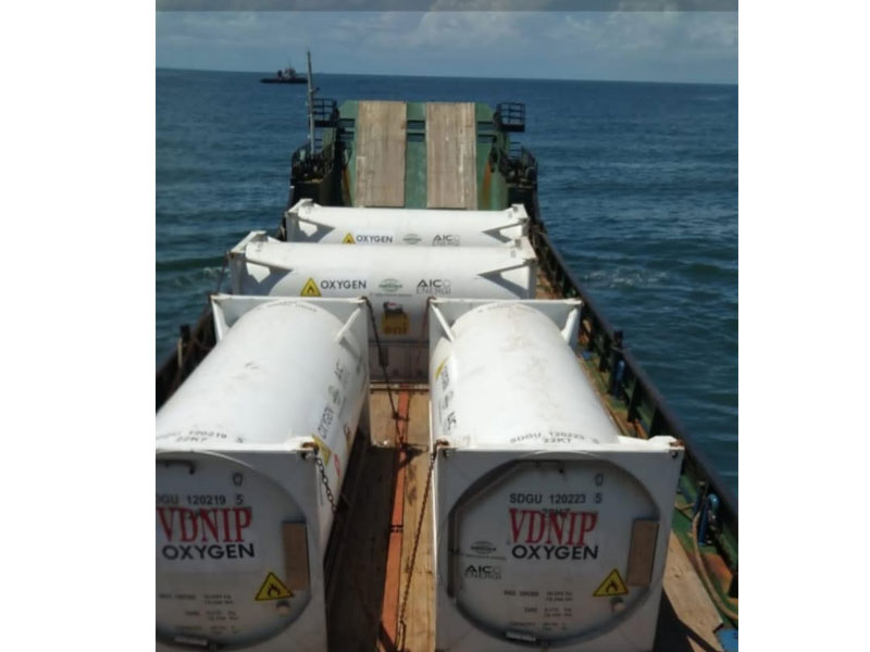 80 ton oksigen cair datang di Kalsel