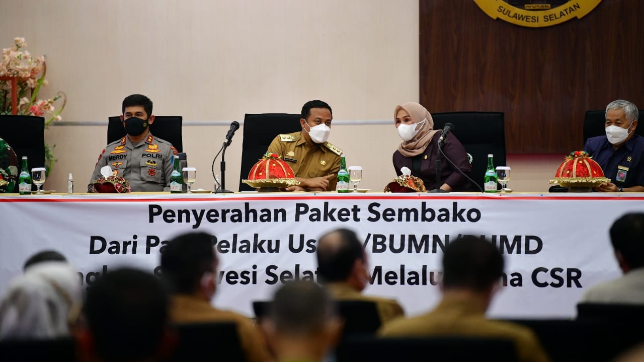 17 BUMN dan BUMD Bantu Warga Terdampak Pandemi di Sulawesi Selatan
