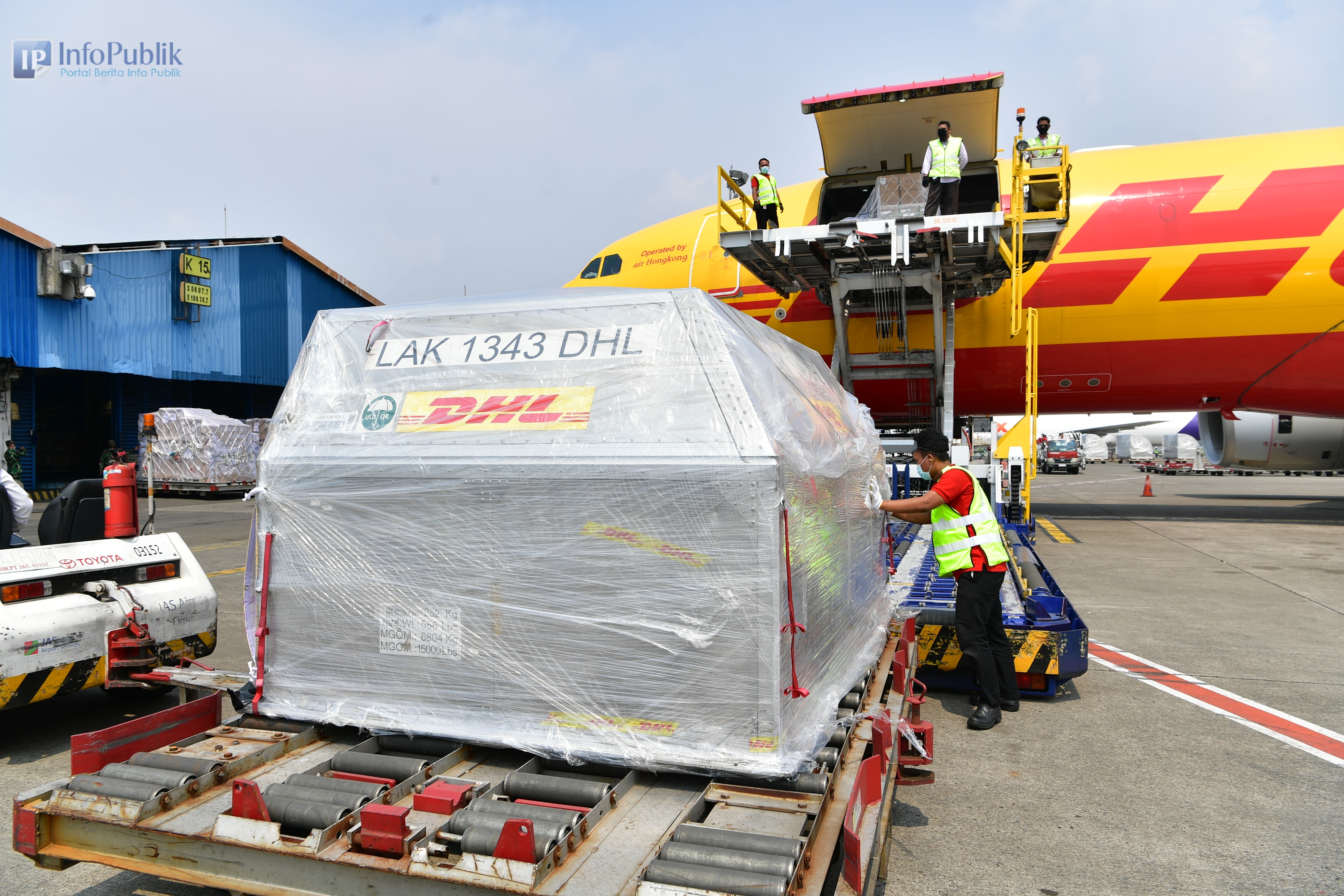 Kedatangan vaksin Pfizer