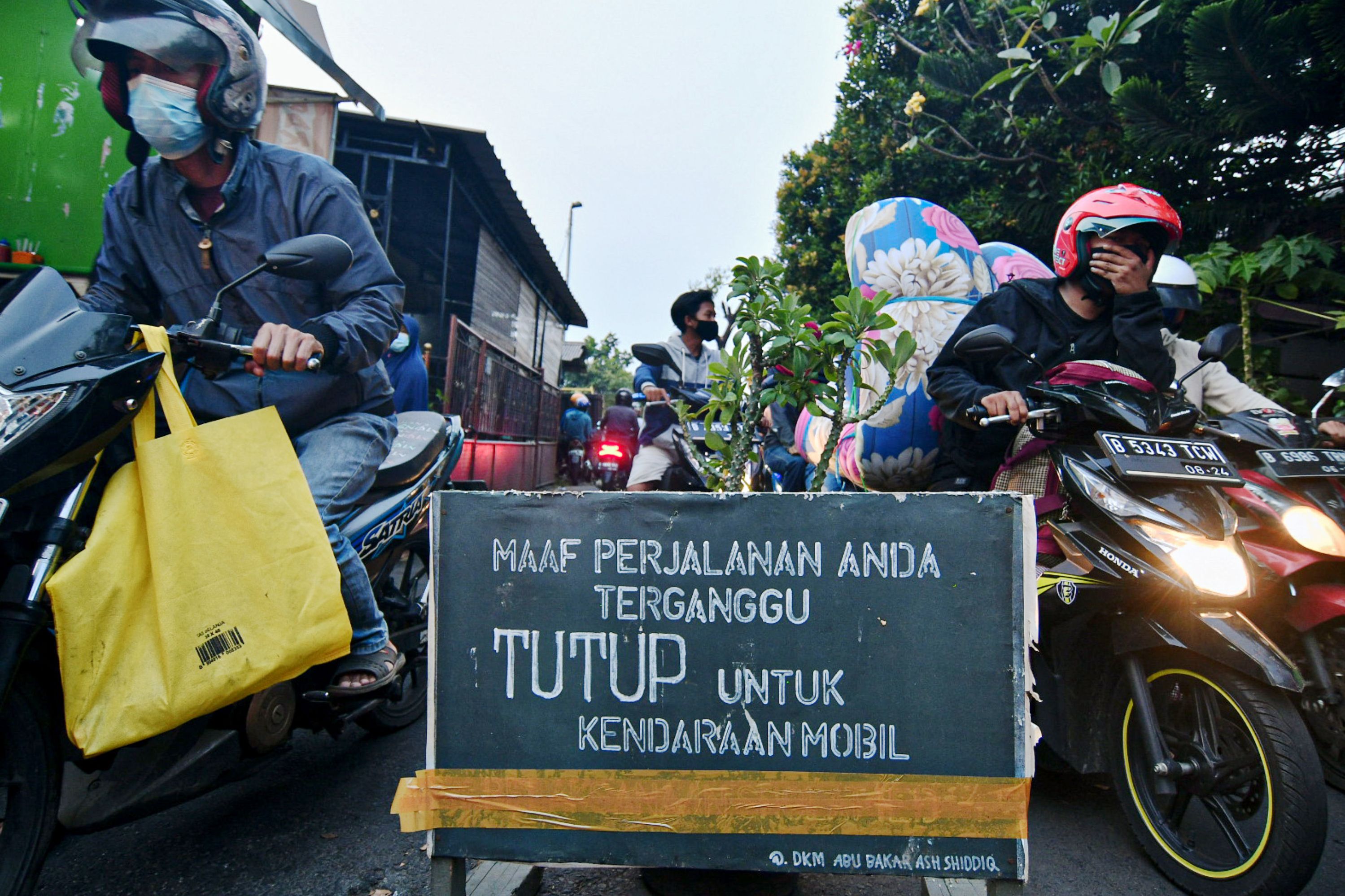 Ilustrasi penyekatan.