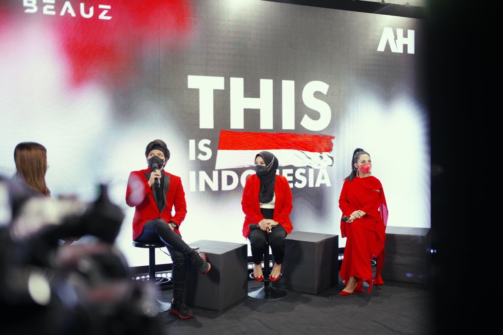 Momen peluncuran lagu #THISISINDONESIA Atta Halilintar